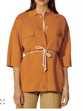 Sandro Paris Martine overshirt cardigan